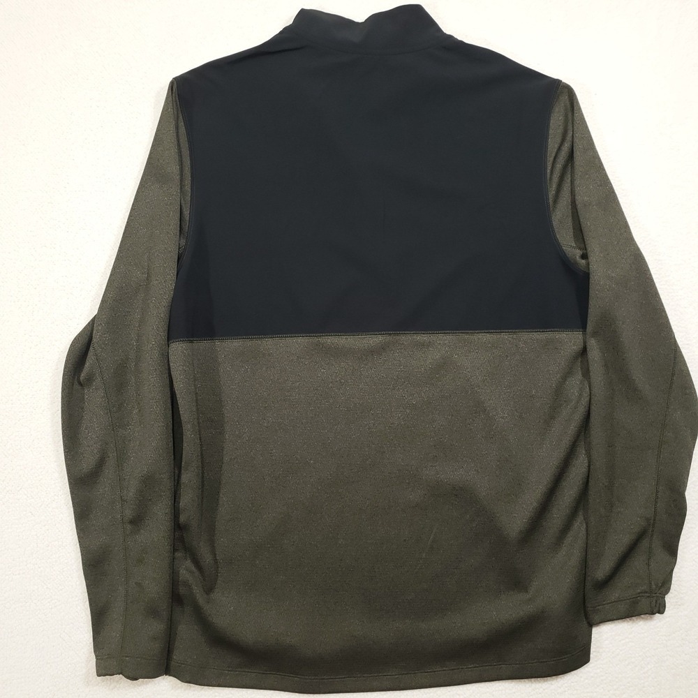 Nike Golf Pullover Mens Medium Olive Green 1/4 Zip Dri-FIT AH5548-356 Activewear - Picture 4 of 10